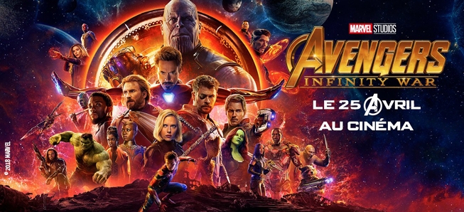 L'Infinity War débarque bientôt au cinéma....