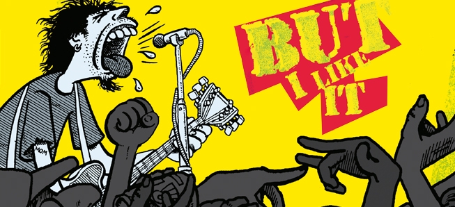 BD reportage bourré d'humour dans les coulisses du rock !