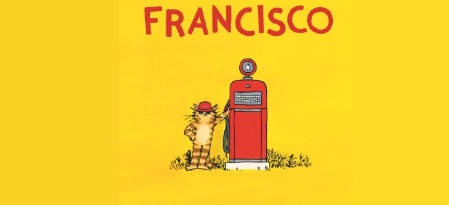Retrouvez Fancisco, le chat pompiste !