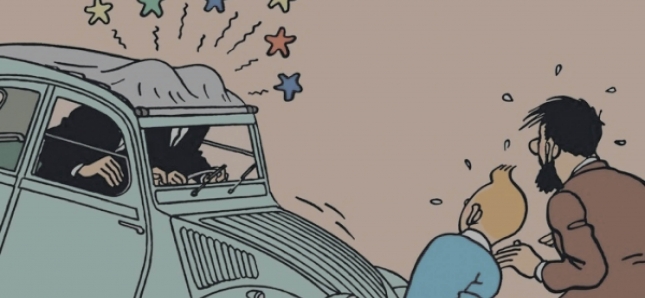 Tintin débarque au musée national de l’automobile à Mulhouse !