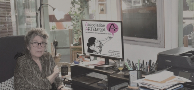 Découvrez l’atelier de Chantal Montellier