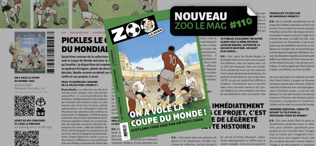 ZOO le mag 110 est là, nouveau numéro, nouvelles découvertes BD !