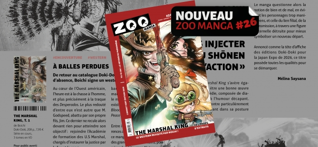 ZOO Manga #26 est arrivé ! Découvrez toutes les nouveautés manga 