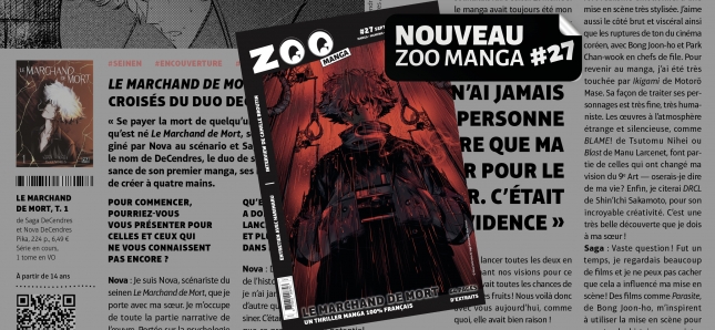 ZOO Manga 27 est là ! Découvrez toutes les nouveautés 