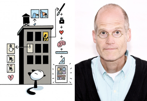 Illustration de Chris Ware par Lewis Trondheim