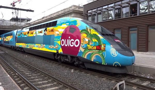 Un Train OuiGo Super Saïyen pour annoncer le film DRAGON BALL SUPER – BROLY 