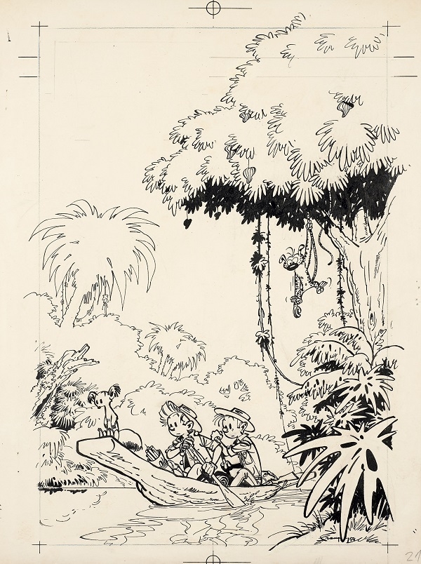 La Pirogue - André Franquin