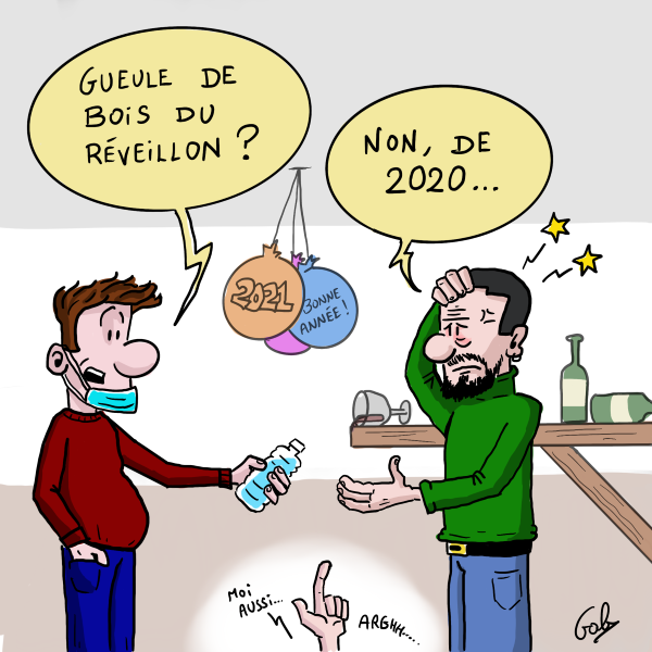 Le dessin de Gab du lundi 4 janvier 2021