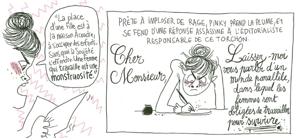Extrait du T.1 de Culottées : Nelly Bly Extrait du T.1 de Culottées : Nelly Bly