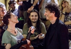 Amanda Palmer et Neil Gaiman sur scène