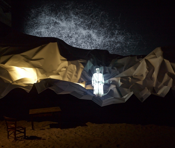Marc-Antoine Mathieu, S.E.N.S., installation, LiFE Saint-Nazaire, 2015