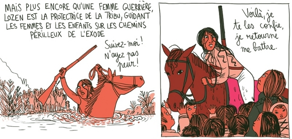 Extrait de Lozene, guerrière et chamane.