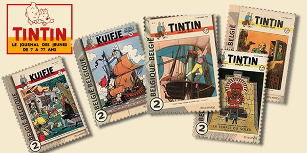 Avis aux fans et philatélistes belges : les timbres seront vendus par quatre sous forme de carnet coûtant 7,50 euros !