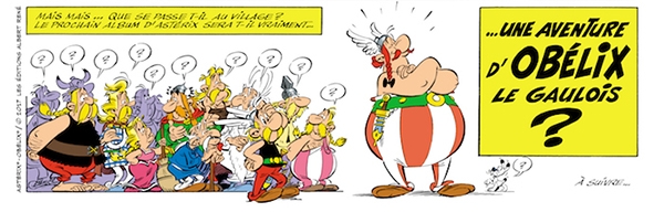 Planche Promotionnelle Astérix et Obélix T.37