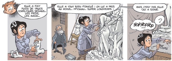 Extrait 1 de la planche sur Camille Claudel