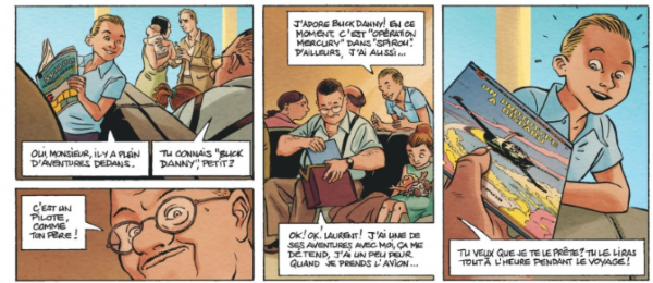 Très jeune, Jean-Laurent est déjà un grand fan de BD