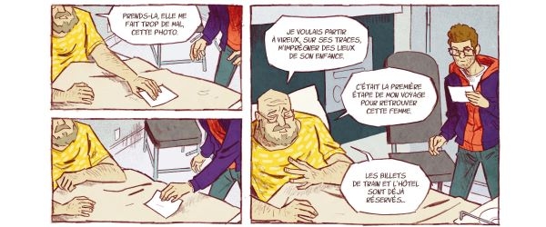 Baptiste trouve dans les affaires de son aïeul un paquet de lettres