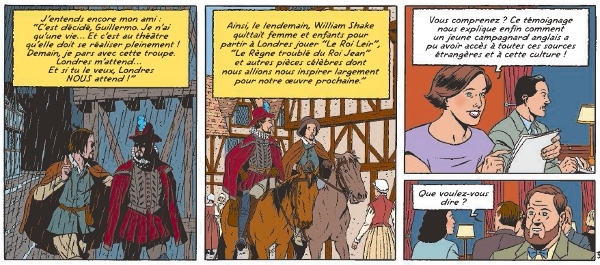 Extrait de page 37 de Blake et Mortimer Extrait de page 37 de Blake et Mortimer