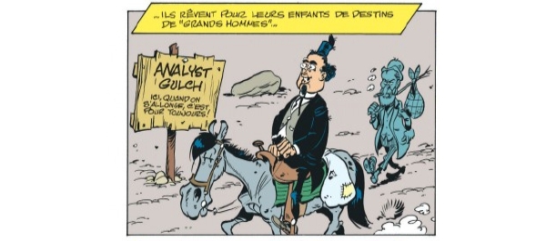 Extrait de La terre Promise de Jul et Achdé, d'apr Extrait de La terre Promise de Jul et Achdé, d'après Morris