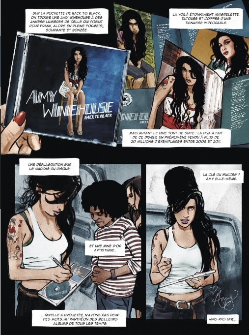 Extrait Amy Winehouse aux éditions Petit à Petit
