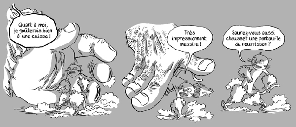 Illustration du Chat Botté revisité par Nancy Peña