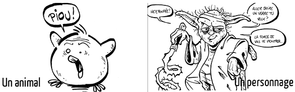 Si Poulop était un animal, il serait le poussin ; s'il devait prendre un modèle, il choisirait maître Yoda !