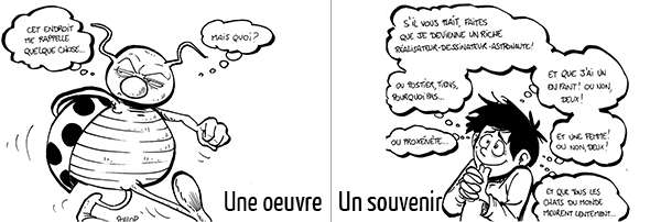 Si Poulop était une oeuvre, il serait la Rubrique-à-Brac de Gotlib ; un souvenir, ses projections du futur quand il était enfant !