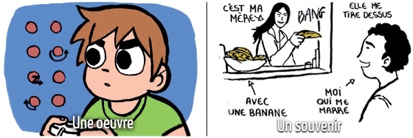 Si Quentin Rigaud était une oeuvre, il serait toute la série Scott Pilgrim ; un souvenir, une scène western improvisée avec sa mère !