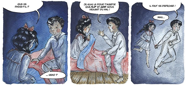 Extrait de Little Nemo in Bédéland : Little Moen in Slumberdoll par Marine Derache