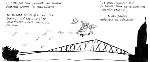 Extrait du billet sur Théroigne de Méricourt Dans un billet sur Théroigne de Méricourt, Tomasz retrace la biographie de cette personnalité encore méconnue dans l’histoire de la Belgique.