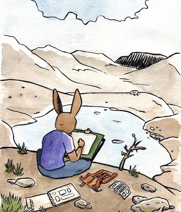 Belzaran en 3 dessins (3/3) Avant de rendre visite à Belzaran dans son havre artistique, faites une escale sur son blog !