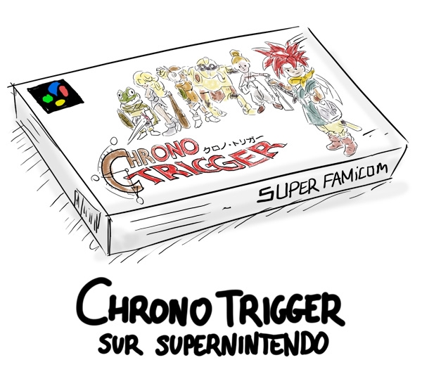 Nosbi en 3 dessins (2/3) Avant de rejoindre Nosbi dans une partie de Chrono Trigger, allez sur son blog !