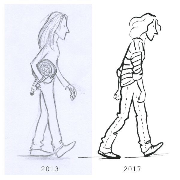 Julie Guillot en 3 dessins (3/3) Il y a trois ans, Julie Guillot avait déjà trouvé son coup de crayon. Pour avoir aun percu de son évolution, rendez-vous sur son blog !