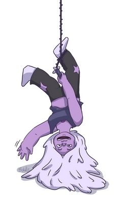 Biskotz en 3 dessins (1/3) Biskotz a beaucoup de héros en dehors de la BD, comme Amethyst du dessin animé Steven Universe.