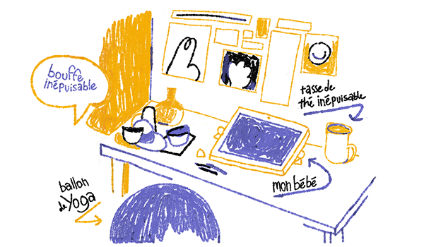 Kathrine Avraam en 3 dessins (3/3) Avant de rejoindre Kathrine Avraam dans son atelier idéal, rendez-vous sur blog !
