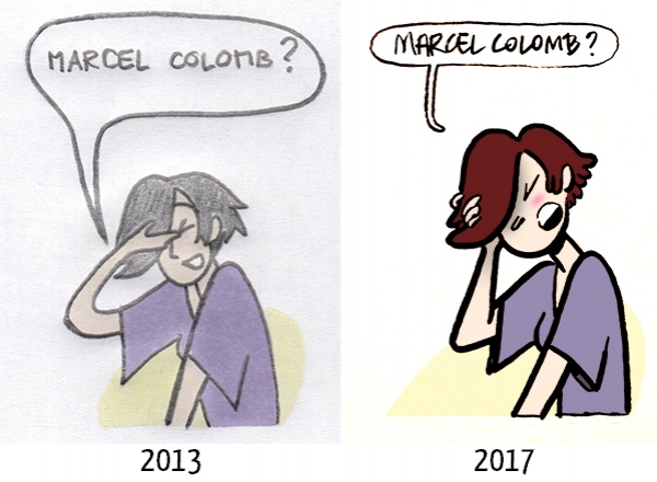 Alice Aronssohn en 3 dessins (1/3) Pour cette Toile montante, Alice Aronssohn nous a montré le progrès de son trait.