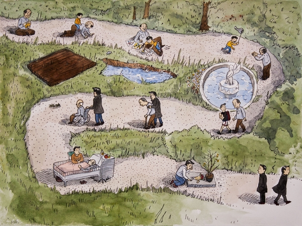 Dessin d'Opimasole Sur Internet, comme dans la vie réelle, l'humain est un puits intarissable d'inspiration pour Opimasole.