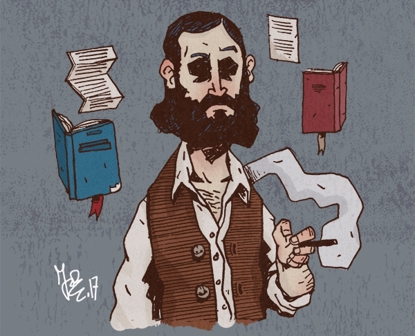 Marc Brouillon en 3 dessins (2/3) Pour cette Toile montante, Marc Brouillon a dessiné le personnage qui l'a réconcilié avec la littérature : Jacques Vingtras, de la trilogie éponyme de Jules Vallès