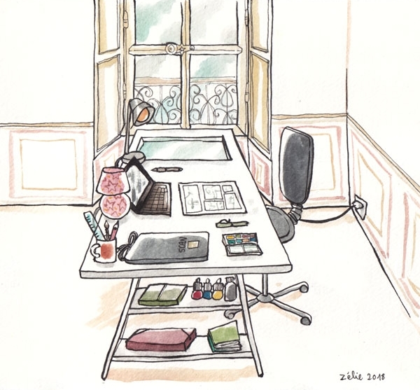 Avant de visiter l'atelier de Zélie, rendez-vous sur son blog ! 