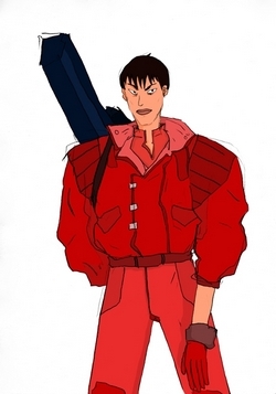Ibticem en 2 dessins (1/2) Influencé par les mangas, Ibticem a dessiné le héros de son enfance : Kaneda Shotaro de la série Akira !
