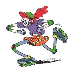 YouSh en 2 dessins (1/2) D'autres personnages ont bercé l'enfance de Yoush, dont Pepper Ann l'héroïne du dessin animé éponyme !