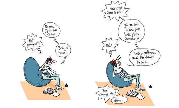 Dans ses notes illustrées, YouSh tourne en ridicule ses petits défauts ! 