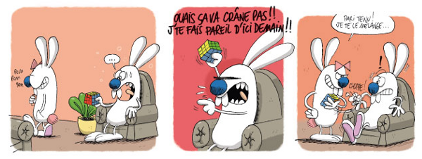 Chez les Rabbit, la vie de famille est plutôt agitée !