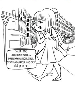 Extrait de la BD En petite robe jaune Extrait de la BD En petite robe jaune