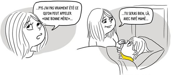 Extrait de la BD En petite robe jaune Extrait de la BD En petite robe jaune