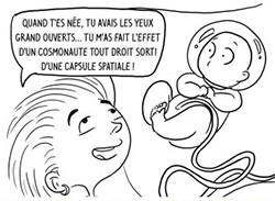 Extrait de la BD En petite robe jaune Extrait de la BD En petite robe jaune