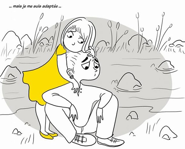 Extrait de la BD En petite robe jaune Extrait de la BD En petite robe jaune