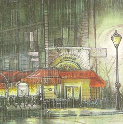 La pluie de la garde