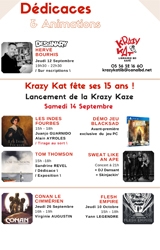 Dédicaces pour les 15 ans de Krazy Kat