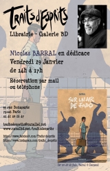 Dédicace de Nicolas Barral